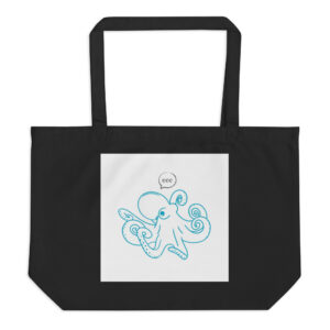 Large organic tote bag