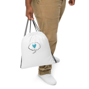 Drawstring bag - Heart Cloud