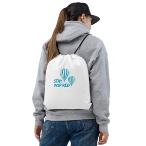 Stay Inspired - Drawstring bag