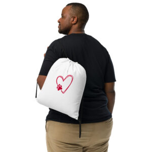 Paw Heart – Drawstring bag