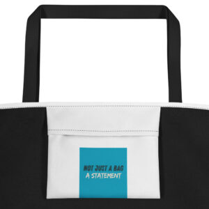 All-Over Print Large Tote Bag "NOT JUST A BAG, A STATEMENT"