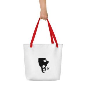 Hi Mona  - Large Tote Bag