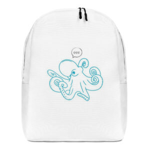 Minimalist Backpack "Octopus Wave"