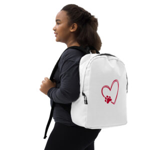 Paw Heart – Minimalist Backpack
