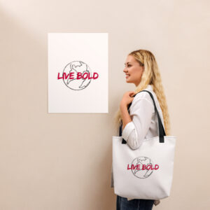 Tote bag "LIVE BOLD"