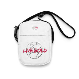 Utility crossbody bag "LIVE BOLD"