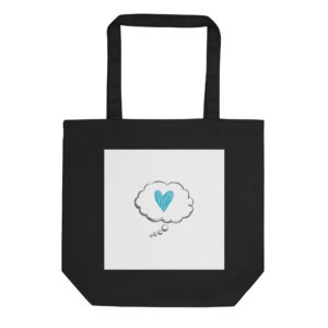 Eco Tote Bag - Heart Cloud