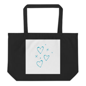 Large organic tote bag