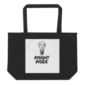Insight Inside -  Large organic tote bag