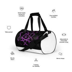 All-over print gym bag
