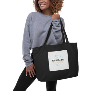 Large organic tote bag