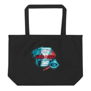 Large organic tote bag