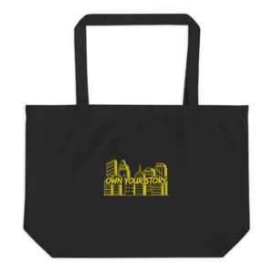 Large organic tote bag
