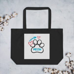 Large organic tote bag