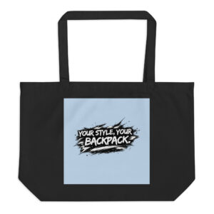 Large organic tote bag
