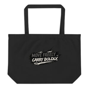 Large organic tote bag