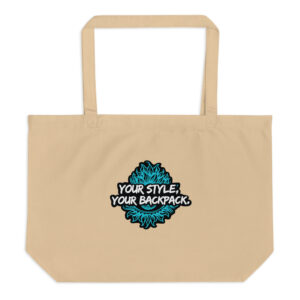 Large organic tote bag
