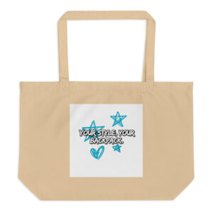 Large organic tote bag