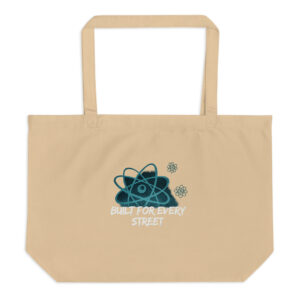 Large organic tote bag