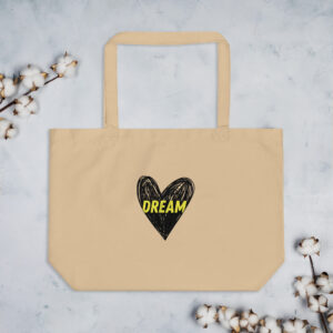 Large organic tote bag