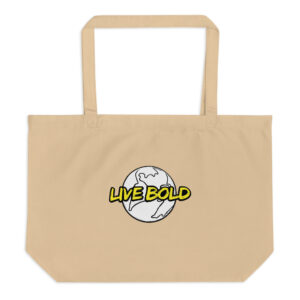 Large organic tote bag