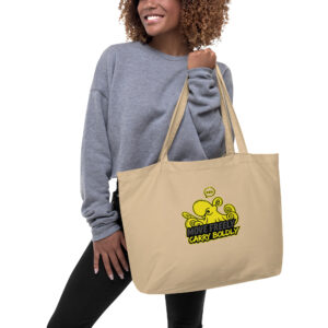 Large organic tote bag