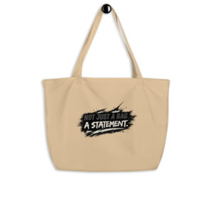 Large organic tote bag
