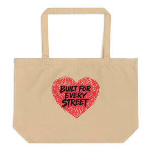 Large organic tote bag